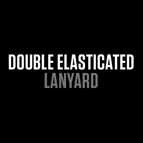DOUBLE ELASTICATED LANYARD